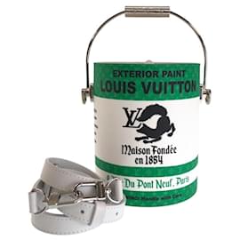 Louis Vuitton-Sac 2 en 1 en cuir LV Paint Can de Louis Vuitton-Vert