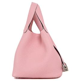 Hermès-Sac à main Hermes Picotin Lock PM Rose Sakura-Rose