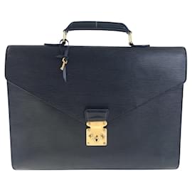 Louis Vuitton-Serviette Conseiller Epi Louis Vuitton-Noir