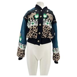 Autre Marque-Cardigan à imprimé-Blue