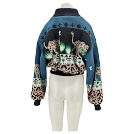 Autre Marque-Cardigan à imprimé-Blue