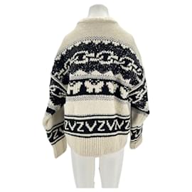 Zadig & Voltaire-Pull en mélange de cachemire et laine-White