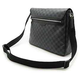 Louis Vuitton-Sac à épaule Louis Vuitton Daniel GM Damier Graphite-Noir