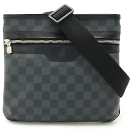 Louis Vuitton-Sac à épaule Thomas Damier Graphite de Louis Vuitton-Noir