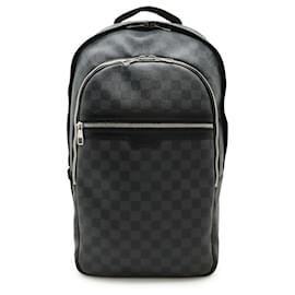 Louis Vuitton-Sac à dos Michael Damier Graphite de Louis Vuitton-Noir
