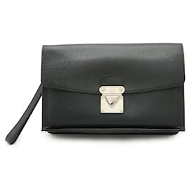 Louis Vuitton-Pochette Belair Taiga Louis Vuitton-Noir