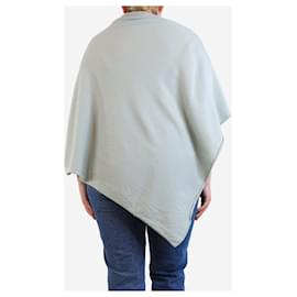 Crimson-Matcha Classic poncho - One size-Green