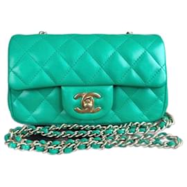 Chanel-Sac Chanel timeless extra mini vert-Vert