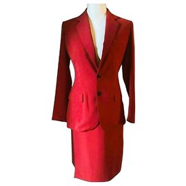 Superb jacket and skirt suit JEAN PAUL GAULTIER red new with tag Red