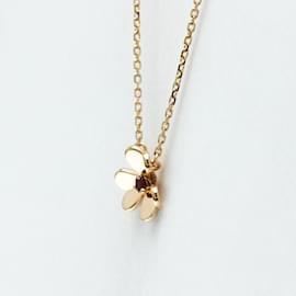 Van Cleef & Arpels-Van Cleef & Arpels Frivole Mini Diamond Necklace-Golden