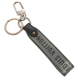 LOUIS VUITTON Porte-clés Monogram Eclipse Reverse Capital LV M00337 Auth 121488 Marron