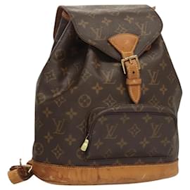 Louis Vuitton-LOUIS VUITTON Monogram Montsouris MM Backpack M51136 LV Auth 121639-Monogram
