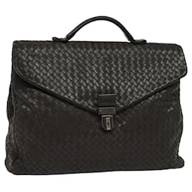 Autre Marque-BOTTEGA VENETA INTRECCIATO Hand Bag Leather Brown 122139 Auth bs25528-Brown