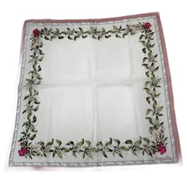 Dior-DIOR Scarves T.  Silk-White