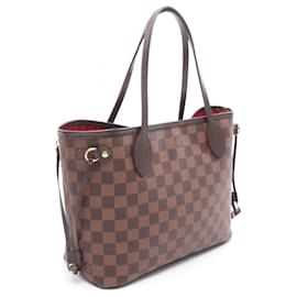 Louis Vuitton-Louis Vuitton Neverfull PM Damier Coated Canvas Tote Bag-Metallic,Bronze