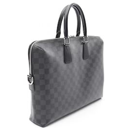 Louis Vuitton-Louis Vuitton PDJ Portedocument Jour Damier Graphite Mallette-Noir