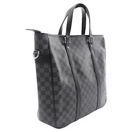 Louis Vuitton-Sac tote Louis Vuitton Tadao Damier Graphite-Noir