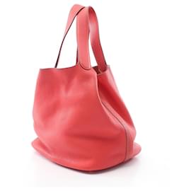 Hermès-Sac à main Hermes Picotin Lock GM en Taurillon Clemence-Rouge