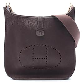 Hermès-Sac à épaule Hermes Evelyne 1 GM Fjord-Marron