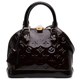 Louis Vuitton-Louis Vuitton Purple Monogram Vernis Alma BB-Purple