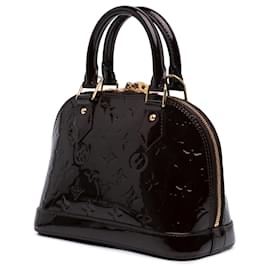 Louis Vuitton-Louis Vuitton Purple Monogram Vernis Alma BB-Purple