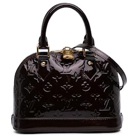 Louis Vuitton-Louis Vuitton Purple Monogram Vernis Alma BB-Purple