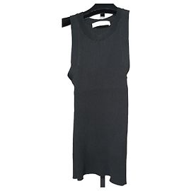 Top de canalé Vanessa Bruno Negro Algodón Negro