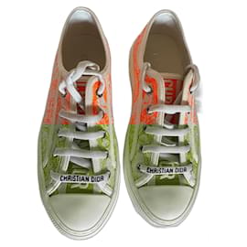 Dior-Sneakers-Orange,Coral