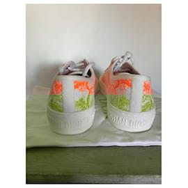 Dior-Sneakers-Orange,Coral