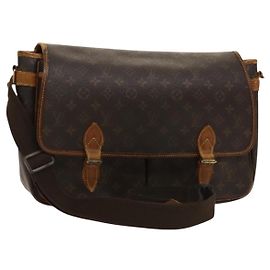 LOUIS VUITTON Monogram Gibeciere GM Bolsa de Hombro M42246 LV Auth bs25507 Monograma