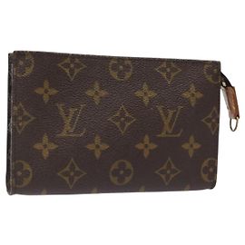 LOUIS VUITTON Monogram Bucket PM Bolsa de Accesorios LV Auth th6029 Monograma