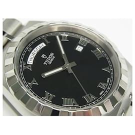 Autre Marque-TUDOR Royal Day-Date 41 MM black Dial 28600 Mens-Silvery