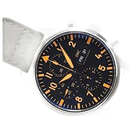 IWC-IWC Pilot's watch Chronograph 43 MM orange index E Boutique Limited '22 Mens-Silvery