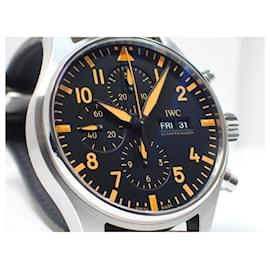 IWC-IWC Pilot's watch Chronograph 43 MM orange index E Boutique Limited '22 Mens-Silvery