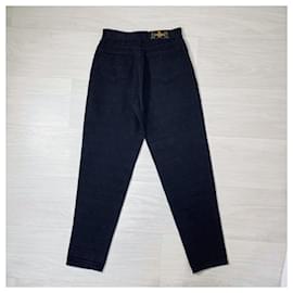 Fendi-Pantalons vintage Fendi des années 1990-Noir