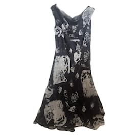 John Galliano-Silk dress John Galliano-Black