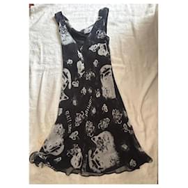 John Galliano-Silk dress John Galliano-Black