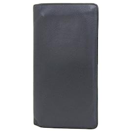 Louis Vuitton-Portefeuille Brazza Taiga de Louis Vuitton-Noir