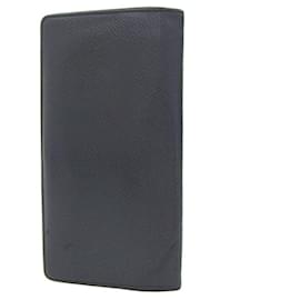 Louis Vuitton-Portefeuille Brazza Taiga de Louis Vuitton-Noir
