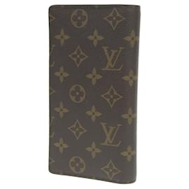 Louis Vuitton-Portefeuille Brazza Monogram Louis Vuitton-Marron