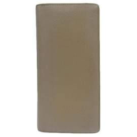 Louis Vuitton-Portefeuille Brazza Louis Vuitton Taiga M32807-Gris