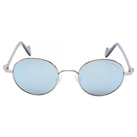 Occhiali da sole Moncler Metallo/Plastica 005714X Argento Metallico