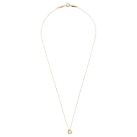 Tiffany & Co-Tiffany & Co Open Heart Pendant Necklace-Pink