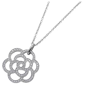 Chanel-Chanel Diamond Necklace 750WG K18 WG-White