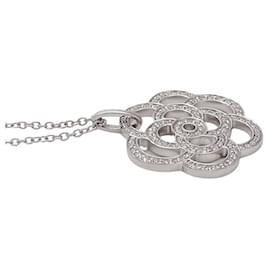 Chanel-Chanel Diamond Necklace 750WG K18 WG-White