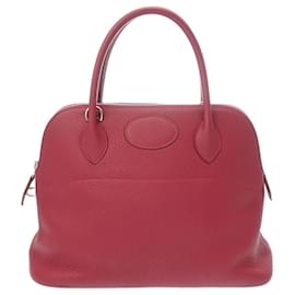 Hermès-Sac à main Hermes Bolide 31 2WAY en Ruby-Rouge