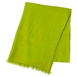 Hermès Stola in cashmere e lana verde chiaro Hermes Verde chiaro