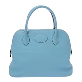 Hermès-Hermes Bolide 31 Handbag-Blue
