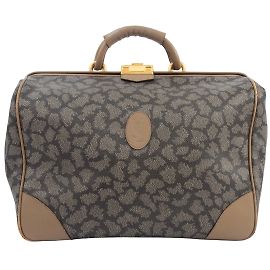 Borsa Doctor Bag Yves Saint Laurent Marrone Beige