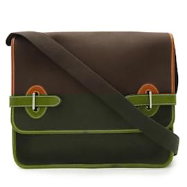 Hermès-Sac à épaule Hermes Buenaventura PM-Marron